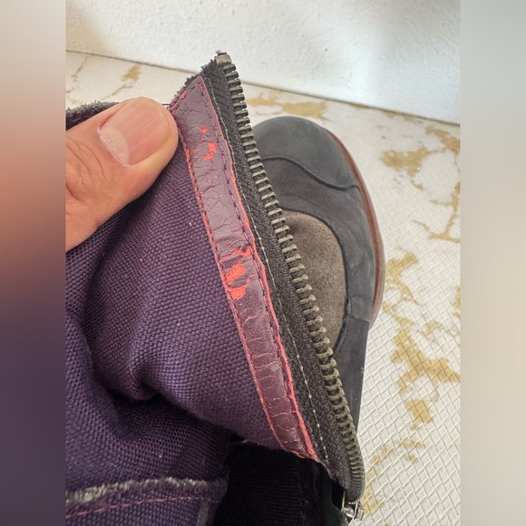 🔥🔥FINAL CLEARENACE 🔥🔥 MORENATOM Gray and Black Mix Leather Boots - Picture 10 of 10